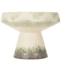 Produkt Dekoracyjna miska ceramiczna, kremowo-szaro-zielona, Ø20cm, wys.16cm