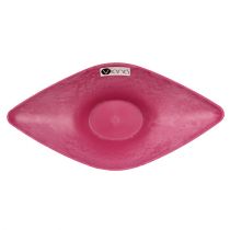 Miska dekoracyjna różowa 34cm x 17,5cm H10cm, 1szt.