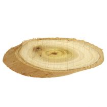 Krążki ozdobne z drewna owalne 9-12cm 500g
