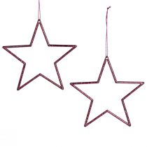Produkt Gwiazdki dekoracyjne Ozdoby choinkowe Berry Glitter Ø12cm 12 szt