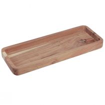Produkt Taca dekoracyjna, podłużne drewno akacjowe, naturalne 40×15cm