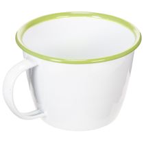 Produkt Dekoracyjny kubek, doniczka emaliowana, Ø11cm, wys.8cm