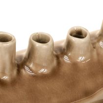 Produkt Wazon dekoracyjny Łódka Wazon ceramiczny Brązowy 23×8,5cm H11cm