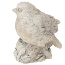 Produkt Dekoracyjna figurka ptaka wróbel odlewany kamień bielony wys. 12,5 cm