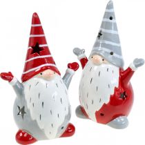 Produkt Dekoracyjny Gnome Świecznik na Tea Light Christmas W18cm 2szt