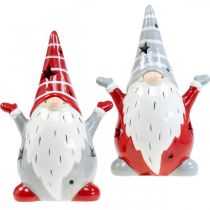 Produkt Dekoracyjny Gnome Świecznik na Tea Light Christmas W18cm 2szt