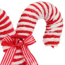 Produkt Dekoracyjne laski cukierków do zawieszania ozdób choinkowych czerwono-białych 28cm