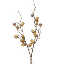 Produkt Ozdobna gałązka żołędzie dekoracja zielona jesienna dekoracja sztuczna 80cm