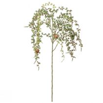 Produkt Gałązka modrzewia ozdobnego z szyszkami, zielona, dekoracja zimowa 93cm, ośnieżona, sztuczna gałązka świąteczna