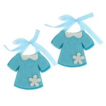 Produkt Sukienka filcowa dekoracyjna do porodu niebieska 7cm 20 szt