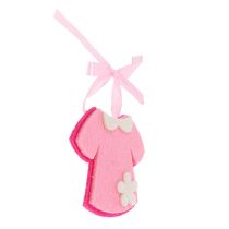 Produkt Dekoracja Urodzinowa Sukienka Filcowa Różowa 7cm 20szt