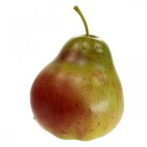 Dekoracja gruszka zielona czerwona, dekoracja owoce, smoczek spożywczy 11 cm