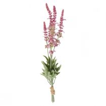 Produkt Kwiaty sztuczne, dekoracja lawendowa, pęczek lawendy fioletowej 45cm 3 sztuki