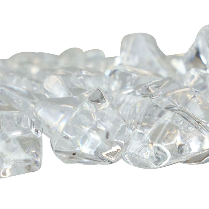 Dekoracyjne kostki lodu, sztuczne kostki lodu, akrylowe, przezroczyste, 2-3 cm, 200 g