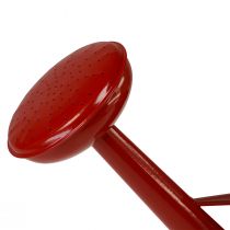 Produkt Dekoracyjna czerwona metalowa konewka, doniczka 5L w stylu vintage, rustykalna konewka do wnętrz, wys. 26 cm