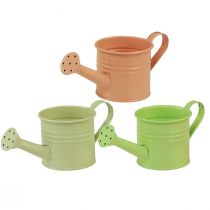 Produkt Ozdobna konewka donica metalowa w kolorze 16,5x7cm 8 szt