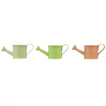 Produkt Ozdobna konewka donica metalowa w kolorze 16,5x7cm 8 szt