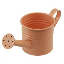 Produkt Zestaw ozdobnych doniczek z konewką, metalowy, 8 elementów, wielokolorowy, 16,5 x 7 cm – idealne pojemniki na rośliny na balkon i do kuchni