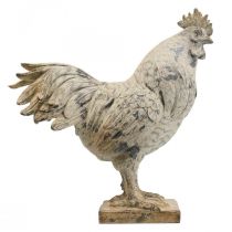 Kogut dekoracyjny do ogrodu figura dekoracyjna o wyglądzie kamienia wys. 26 cm