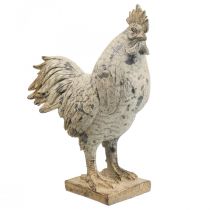 Kogut dekoracyjny do ogrodu figura dekoracyjna o wyglądzie kamienia wys. 26 cm
