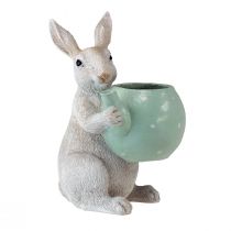 Produkt Dekoracyjny królik z czajniczkiem figurka dekoracyjna dekoracja stołu Wielkanocnego wys. 22,5cm