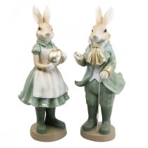 Deco królik para królików figurki vintage wys.40cm 2szt
