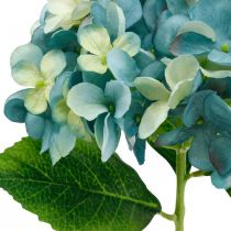 Hortensja dekoracyjna niebieska sztuczny kwiat Sztuczny kwiat ogrodowy wys.35cm