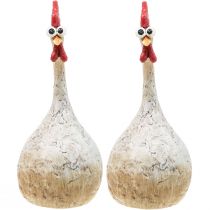 Produkt Dekoracja Kurczaki Figurka Dekoracyjna Wielkanocna Dekoracja Kurczak Zabawny H26cm