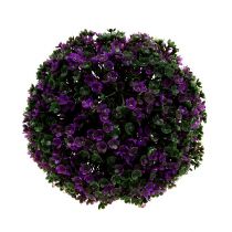 Produkt Kula dekoracyjna fioletowa wykonana z kwiatów sztuczna kula roślinna Ø15cm 1 szt
