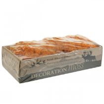 Produkt Mech Dekoracyjny Pomarańczowy Prawdziwy Mech dla Rzemiosła Suszony, Barwiony 500g