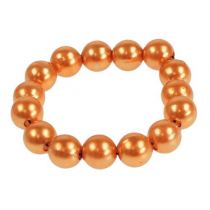 Produkt Koraliki dekoracyjne pomarańczowe 8mm 250 szt