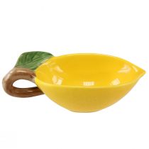 Produkt Dekoracyjna miska cytrynowa Ceramiczna miska cytrynowa żółta 17×8cm