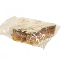 Produkt Dekoracyjne motyle wieszak dekoracyjny beżowy/różowy/żółty 12cm 12 szt