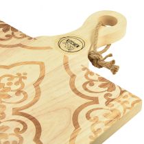 Produkt Dekoracyjna deska do krojenia prostokątna taca z drewna mango 33×29cm
