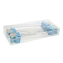 Produkt Wtyczka dekoracyjna baby blue 5cm L25cm 20 szt