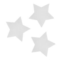 Gwiazdki dekoracyjne białe 7cm 8szt.