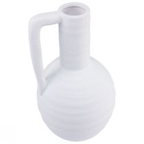 Produkt Wazon dekoracyjny Wazon na białe kwiaty z ceramicznym uchwytem wys. 26cm