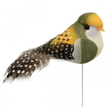 Deco ptaszki mini ptaszek na drucie wiosenna dekoracja 3×6cm 12szt