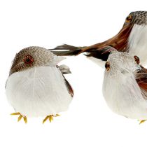 Ptaszek dekoracyjny na druciku 9cm 16szt