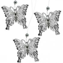 Produkt Zawieszka dekoracyjna motyl, dekoracja ślubna, metalowy motyl, wiosna 6szt.
