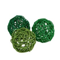 Decoballs dupa. Zielony 7cm 18szt