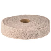 Produkt Wstążka dekoracyjna szeroka wstążka prezentowa w kolorze starego różu wełna 40mm 8m