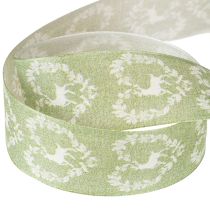 Produkt Deco Ribbon Green Deer 40mm 20m