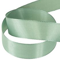 Produkt Wstążka dekoracyjna tafta wstążka prezentowa zielona szałwiowa 25mm 50m