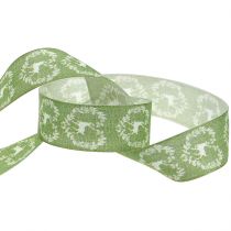 Produkt Deco Ribbon Green Deer 40mm 20m