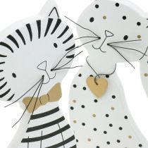 Figurka dekoracyjna kot, dekoracja sklepu, figurki kotów, dekoracja drewniana 2szt.