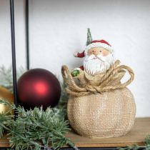 Produkt Figura dekoracyjna Święty Mikołaj w worku Dekoracja świąteczna Ø8cm/W13cm 2 sztuki
