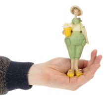 Produkt Dekoracyjne figurki ogrodników, dekoracja stołu, lato, zielono-żółte, 16,5 x 5,5 cm, 2 sztuki