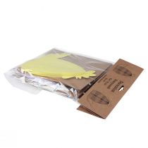 Produkt Figury dekoracyjne plaster miodu kurczak żółty zielony fioletowy 18,5x12x20cm 3szt