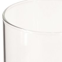 Produkt Szkło dekoracyjne, dekoracja stołu, wazon na kwiaty bezbarwny Ø9cm H15cm